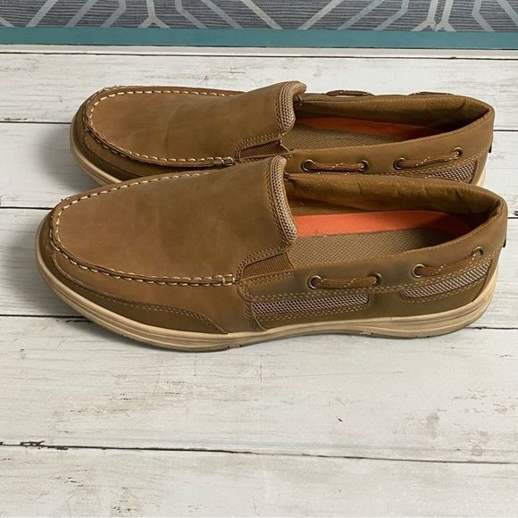 Magellan Outdoors Mens Tan‎ Slip On Textile Shoes Size 10EE - Picture 9 of 9